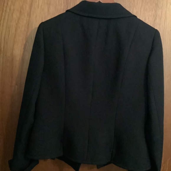 Virgo Petite Black Suit, Size 10P - Picture 2 of 5